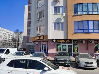 Chirie spatiu comercial 105 m2  Botanica Chisinau . Prima Linie . Parter .